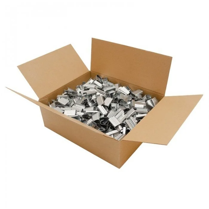 Capse Pentru Legat Banda PP Latime 12 mm, Utilizare Manuala, Material Metal, Buc / Pachet 1000-Folie Stretch, Legare Si Palet...