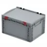 Container Cu Capac Atasat Dimensiune Interioara 490 x 345 x 270 mm, Dimensiune Exterioara 600 x 400 x 300 mm, Volum Litri 46,...