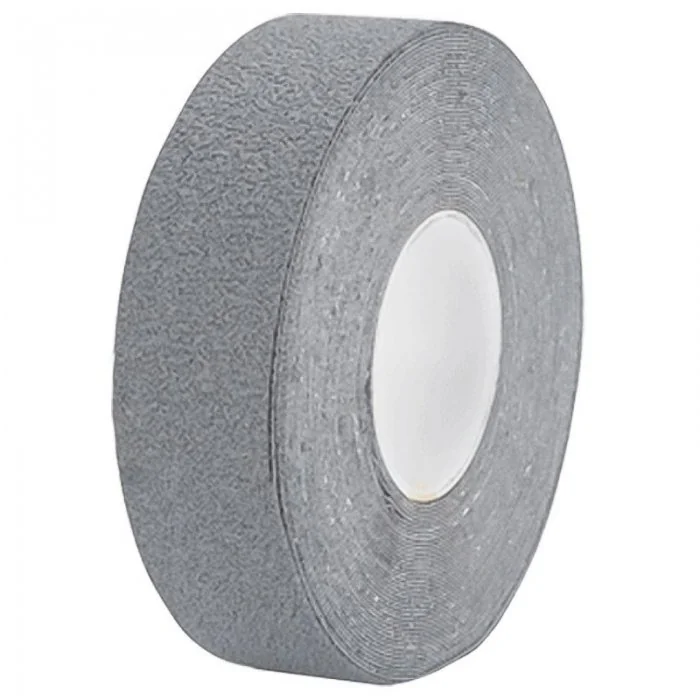 Banda Adeziva Antialunecare Cu Suport Poliuretan Lungime 18.3 m, Latime 25 mm, Culoare Gri, Buc / Pachet 10-Benzi Adezive Ant...