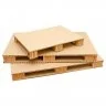 Palet Din Carton Ondulat Tip Euro Lungime 800 mm, Latime 600 mm, Inaltime 100 mm, Rezistenta 250 kg, Culoare Natur, Tip Carto...