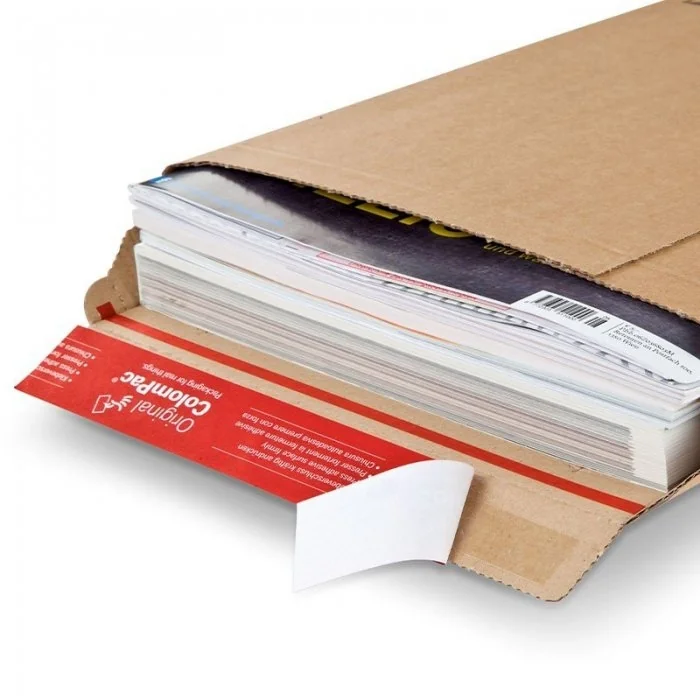 Plicuri Cartonate Cu Autosigilare ColomPac ® Format A4+, Dimensiuni 235 x 340 mm, Clapeta 35 mm, Culoare Maro-Plicuri Din Carton