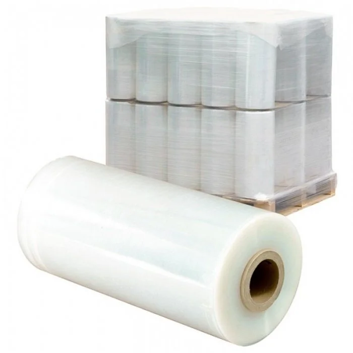 Folie Stretch Uz Automat Latime 500 mm, Grosime 20 my, Greutate 16 kg, Culoare Transparent, Greutate Tub 1.6 kg-Folie Stretch...