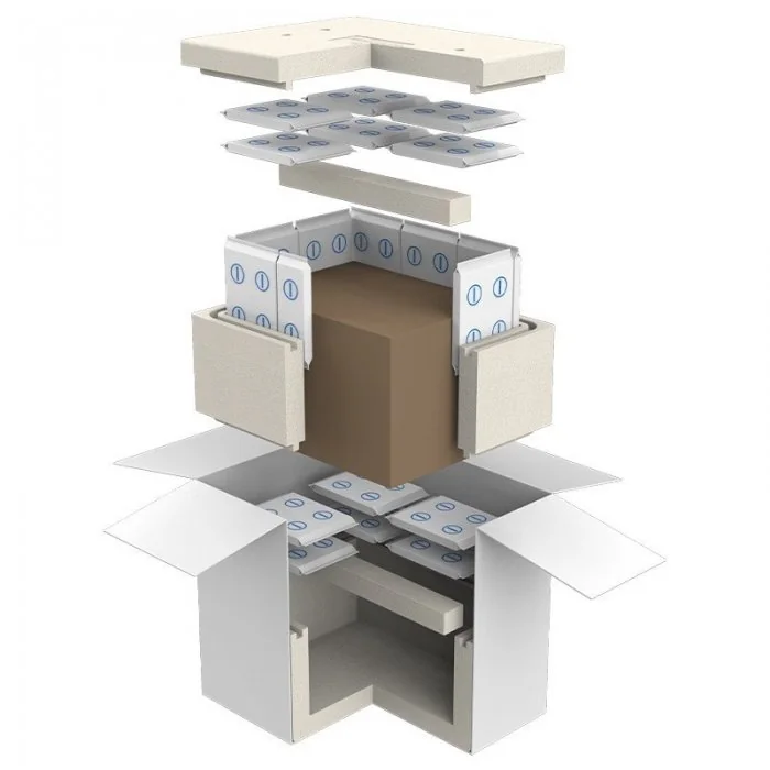 Cutii Termoizolante Pentru Expedieri In Conditii De Temperatura Controlata, Inghetat, -15°C Dimensiune Interioara 283 X 193 X...