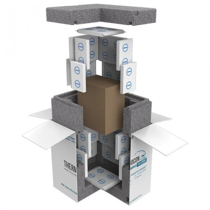 Cutii Termoizolante Pentru Expedieri In Conditii De Temperatura Controlata, Inghetat, -15°C Dimensiune Interioara 520 X 385 X...