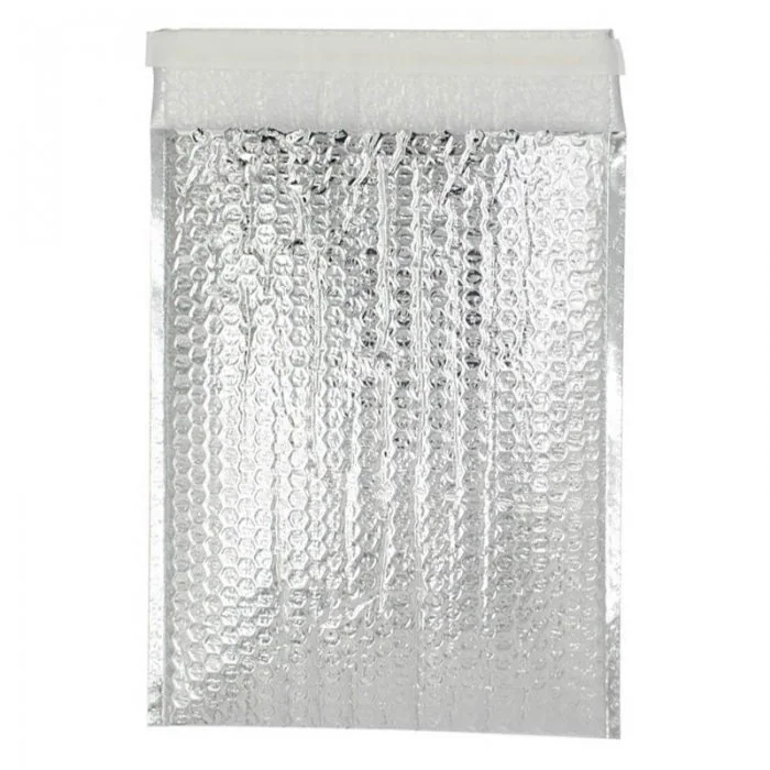 Plic Cu Bule Termoizolant Dimensiuni 350 x 350 mm, Material PET / Folie Bule / PEE, Clapeta 50 mm, Culoare Argintiu-Plicuri I...