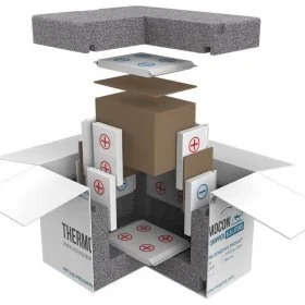 Cutii Termoizolante Pentru Expedieri In Conditii De Temperatura Controlata, Rece +2°C - +8°C Dimensiune Interioara 580 X 390 ...