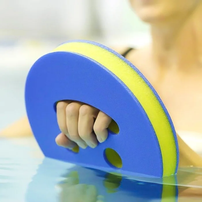 Pluta Inot Din Spuma Diametru 220 mm, Grosime 35 mm, Culoare Galben / Albastru-Sport Si Agrement