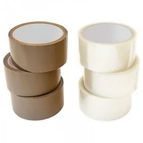 Banda Adeziva Acrilica Lungime 82 m, Latime 48 mm, Adeziv Acrilic, Culoare Transparent, Silentios Nu-Benzi Adezive Pentru Amb...