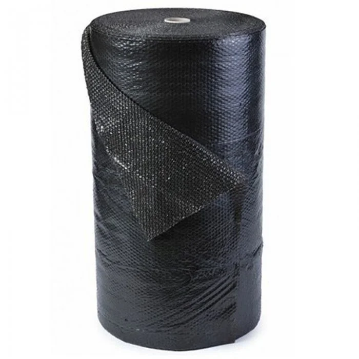 Folie Cu Bule Mici Neagra Latime 400 mm, Lungime 100 m, Straturi 2, Grosime 70 my, Culoare Negru-Folie Cu Bule De Aer Mici