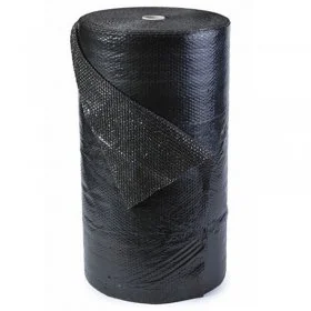Folie Cu Bule Mici Neagra Latime 500 mm, Lungime 100 m, Straturi 2, Grosime 70 my, Culoare Negru-Folie Cu Bule De Aer Mici