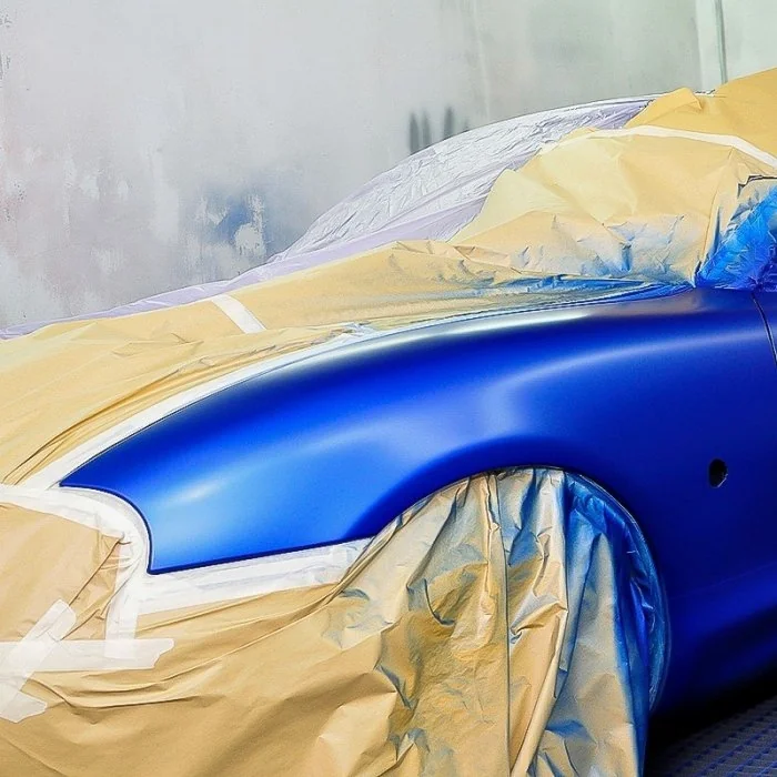 Banda Adeziva Mascare Lungime 50 m, Latime 48 mm, Temp Max °C 50, Material Hartie, Culoare Albastru-Benzi Adezive Din Hartie