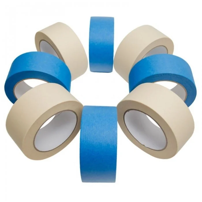Banda Adeziva Mascare Lungime 50 m, Latime 48 mm, Temp Max °C 50, Material Hartie, Culoare Albastru-Benzi Adezive Din Hartie