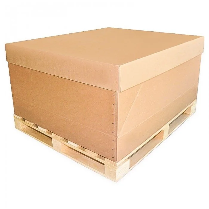 Kit Cutie Pe Palet Din Lemn Lungime 1740 mm, Latime 1140 mm, Inaltime 1280 mm, Culoare Natur, Tip Carton CO5-Kituri Carton