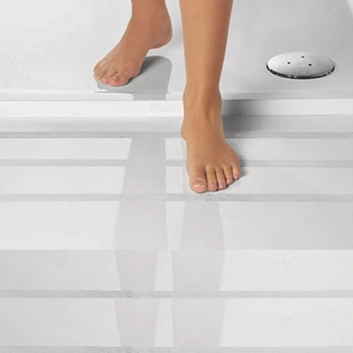 Banda Adeziva Antialunecare Aqua Safe Lungime 18.3 m, Latime 100 mm, Culoare Transparent, Tip Cauciucata, Buc / Pachet 10-Ben...