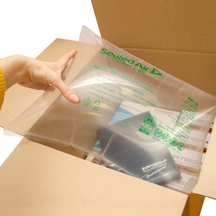 Saci Gonflabili Din Polietilena Fill-Air ® RF Lungime 530 mm, Latime 410 mm, Material Polietilena, Culoare Transparent, Buc /...