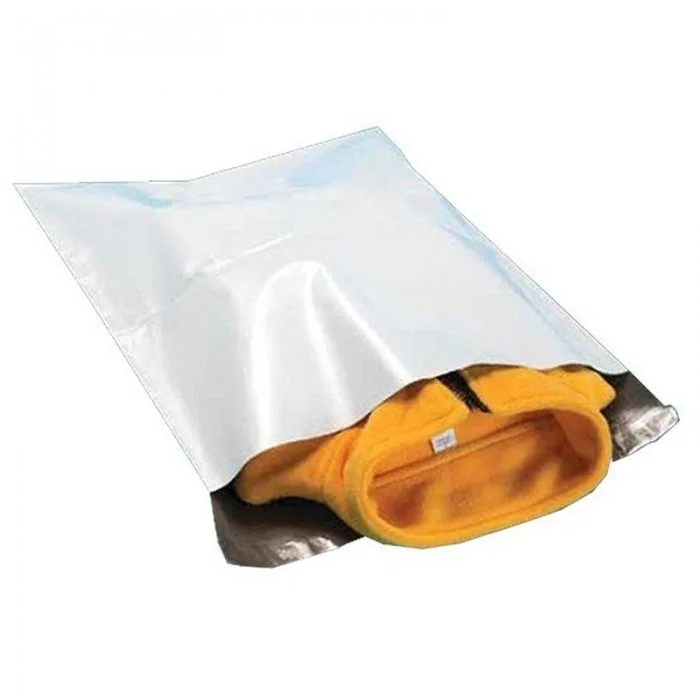 Plic Curierat Standard Dimensiuni 450 x 550 mm, Clapeta 50 mm, Culoare Alb / Negru, Buc / Pachet 100-Plicuri Si Pungi Curierat