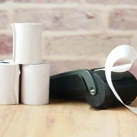 Role Hartie Termica Pentru POS, ⌀ 12 mm Lungime 30 m, Latime 57 mm, Diametru Interior 12 mm-Role Termice