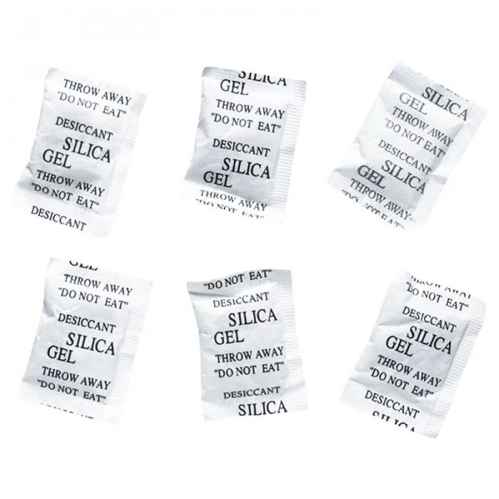 Silica Gel Desicant Dimensiune Sac 135 x 100 mm, Unitati Desicare 2, Greutate Plic 60g kg, Performanta Absorbtie Vapori 12 g,...