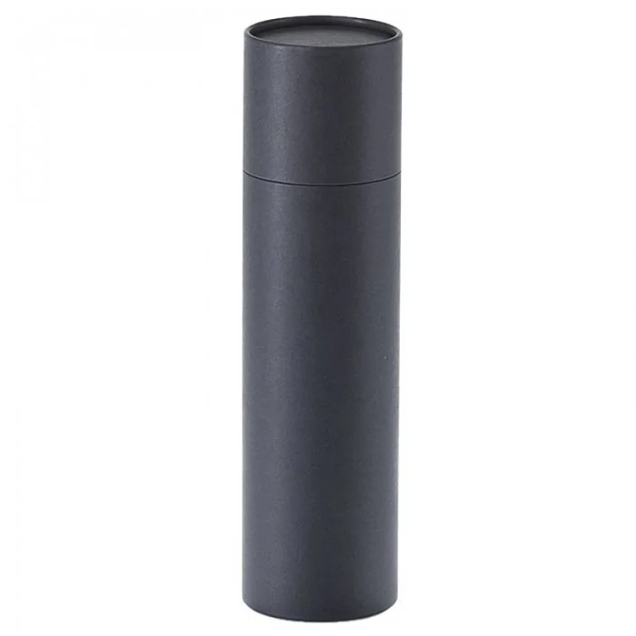 Tuburi Carton Cu Capac Pentru Ambalare Si Stocare Lungime 215 mm, Diametru Interior 66 mm, Grosime 1.5 mm, Culoare Negru-Tubu...