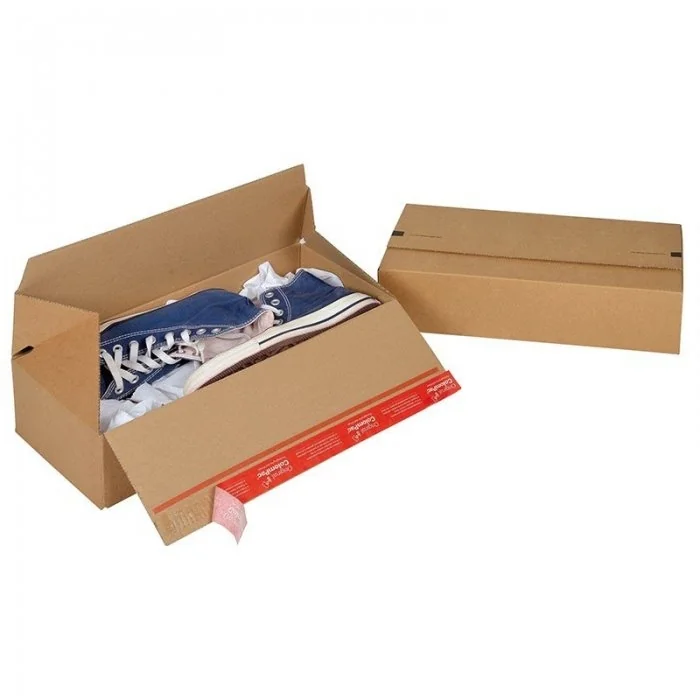 Cutii Carton Euro Cu Autosigilare ColomPac ® Lungime 294 mm, Latime 194 mm, Inaltime 87 mm, Culoare Maro, Tip Carton CO3-Cuti...