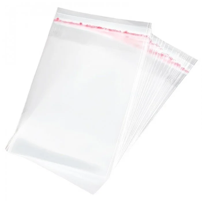 Pungi Cu Clapeta Adeziva Latime 160 mm, Inaltime 220 mm, Pliu NU mm, Grosime 40 my, Clapeta 40 mm, Culoare Transparent, Buc /...