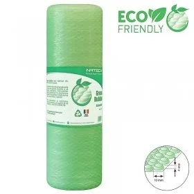 Folie Cu Bule Mici Eco Friendly Latime 500 mm, Lungime 100 m, Straturi 2, Grosime 50 my, Culoare Verde-Folie Cu Bule De Aer Mici