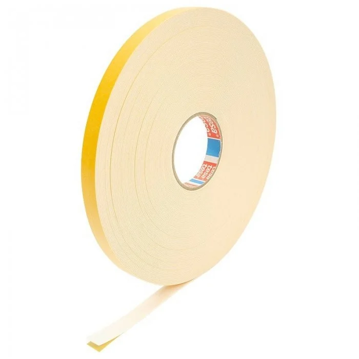 Banda Buretoasa Dublu Adeziva Lungime 10 m, Latime 20 mm, Material Poliester, Culoare Rosu-Benzi Dublu Adezive