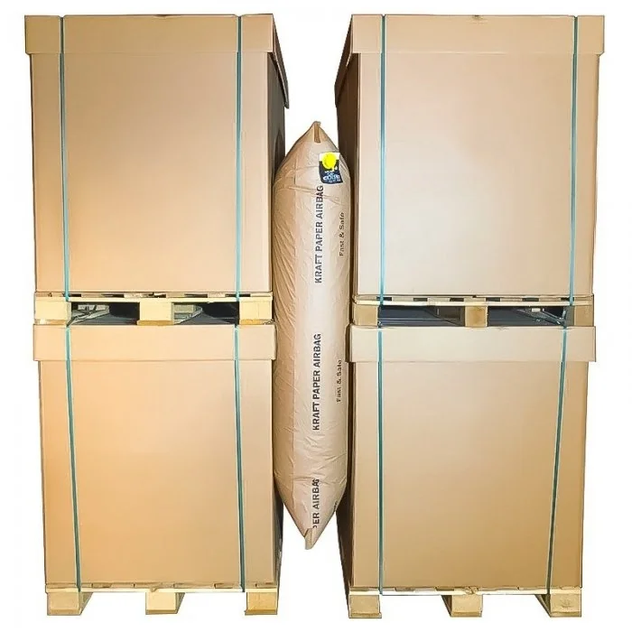 Saci Gonflabili Din Hartie Kraft Lungime 900 mm, Latime 600 mm, Straturi 2, Material Hartie Kraft, Culoare Natur, Buc / Pache...