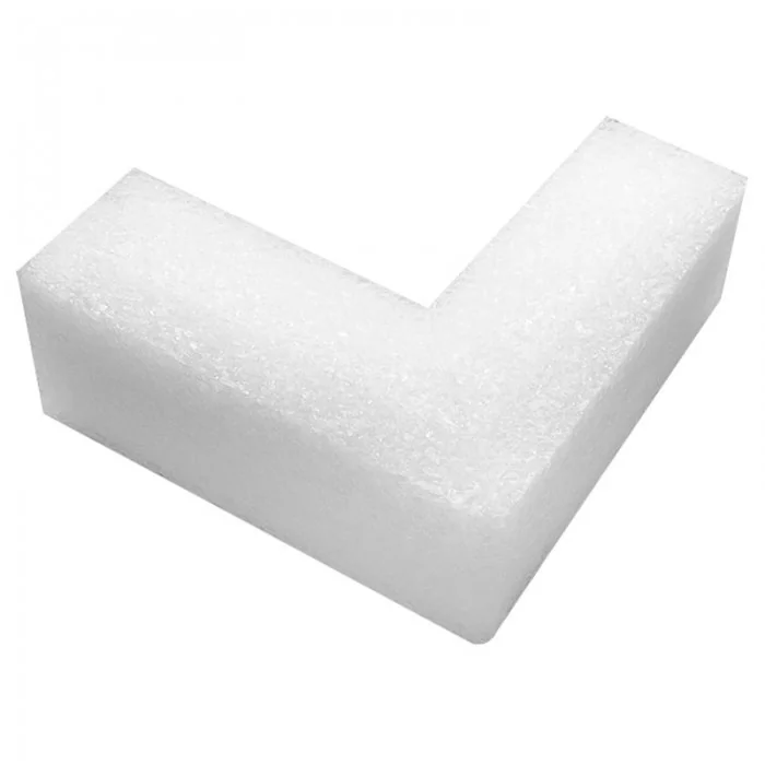 Coltar Protectie L Dimensiuni A-B-C 120 x 120 x 50 mm, Culoare Alb, Buc / Pachet 100-Polietilena Expandata, Polipropilena Si ...