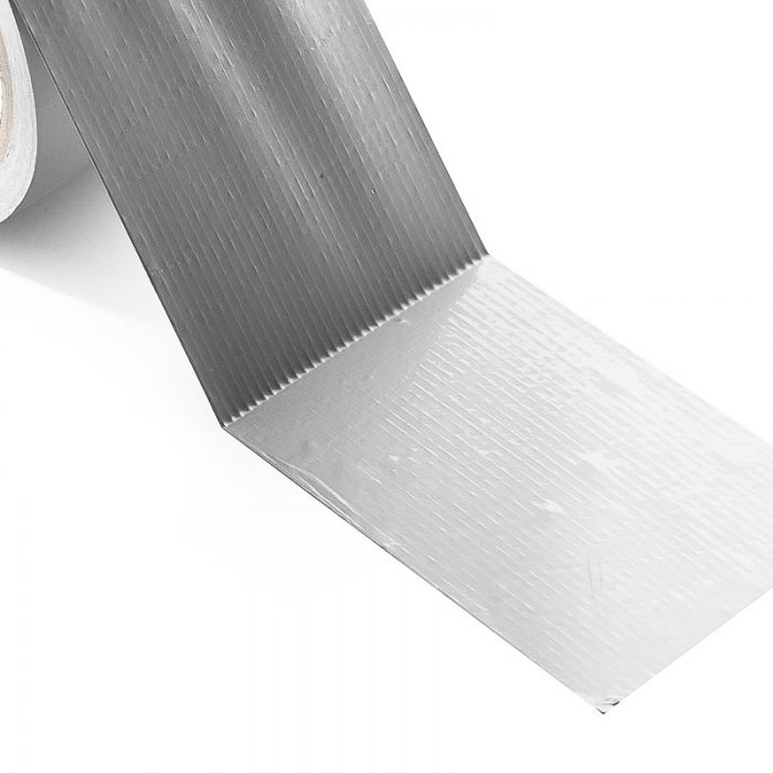 Banda Adeziva Duct Tape Silver Lungime 25 m, Adeziv Hot Melt, Latime Rola 48 mm, Culoare Argintiu-Benzi Adezive Uz Industrial