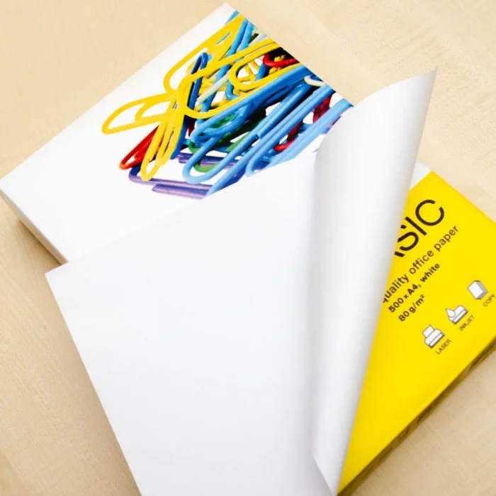 Hartie Copiator A4 Eurobasic, 80 g/mp, 500 coli/top Format A4, Denumire Euro Basic, Hartie Reciclata NU, Dimensiuni 210 x 297...