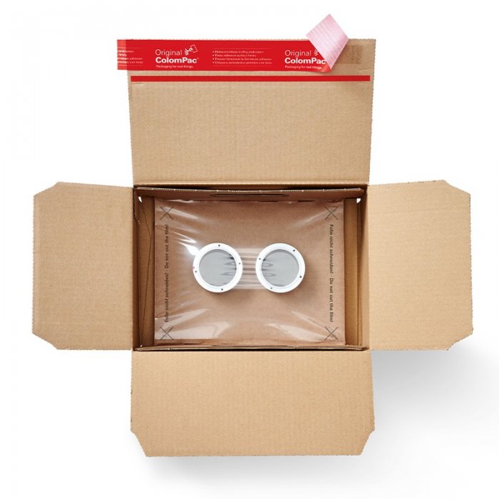 Cutie Din Carton Cu Folie De Retentie ColomPac®, 230 x 160 x 80 mm Dimensiune Interioara 230 x 160 x 80 mm, Dimensiune Exteri...