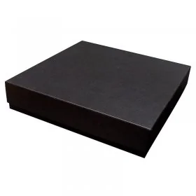 Cutie Pentru Cadouri, Mucava, Premium, 317 x 317 x 50 mm Lungime 317 mm, Latime 317 mm, Inaltime 50 mm, Culoare Negru, Tip Ca...
