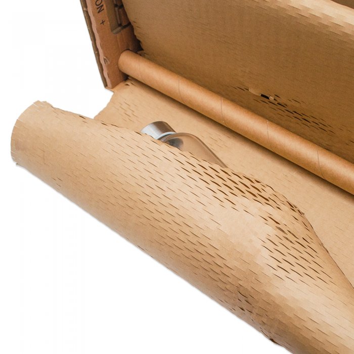 Dispenser Hartie Kraft Honeycomb 70 g Lungime 100/170M m, Latime 400 mm, Culoare Natur, Gramaj 70 gr-Hartie Pentru Ambalare