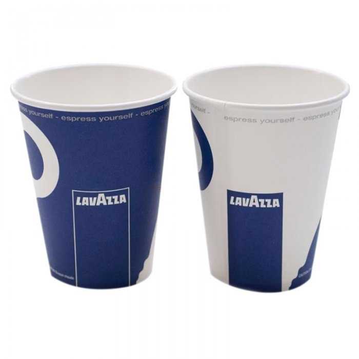 Pahar Carton 6.5 oz Pentru Aparate Automate, Imprimare Lavazza, Vending, 100 buc/set Ambalare 100 buc/set, Volum Oz 6.5, Culo...