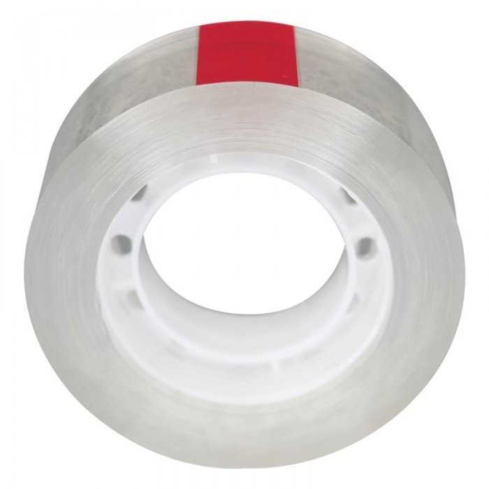 Banda Adeziva Transparenta 19mm x 30m Lungime 30 m, Latime 19 mm, Grosime 36 my, Culoare Transparent, Buc / Pachet 6-Birotica...