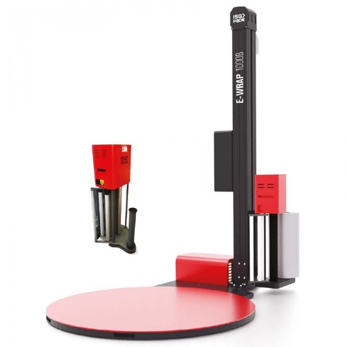 Masina De Infoliat Paleti E-Wrap 1000B Dimensiune Palet 800 x 1200 mm, Greutate Palet 1500 kg, Inaltime Palet 2200 mm, Functi...