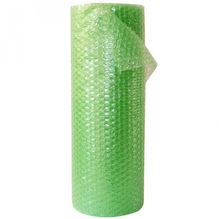 Folie Cu Bule Mari Eco Friendly Latime 200 mm, Lungime 50 m, Grosime 120 my, Culoare Verde-Folie Cu Bule De Aer Mari